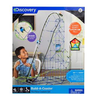 Discovery Kids Build-a-Coaster 753 Piece Custom Set New In Box 