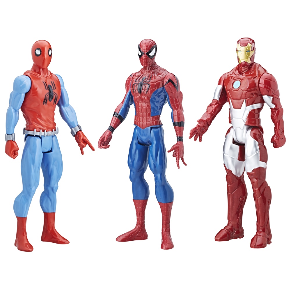 Marvel Spider-Man - Titan Hero Series Pack 3 Figurines 30 cm