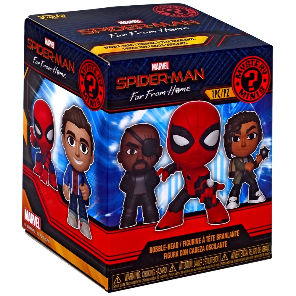 Funko Mystery Minis Marvel Spiderman Far From Home Spiderman Figure 