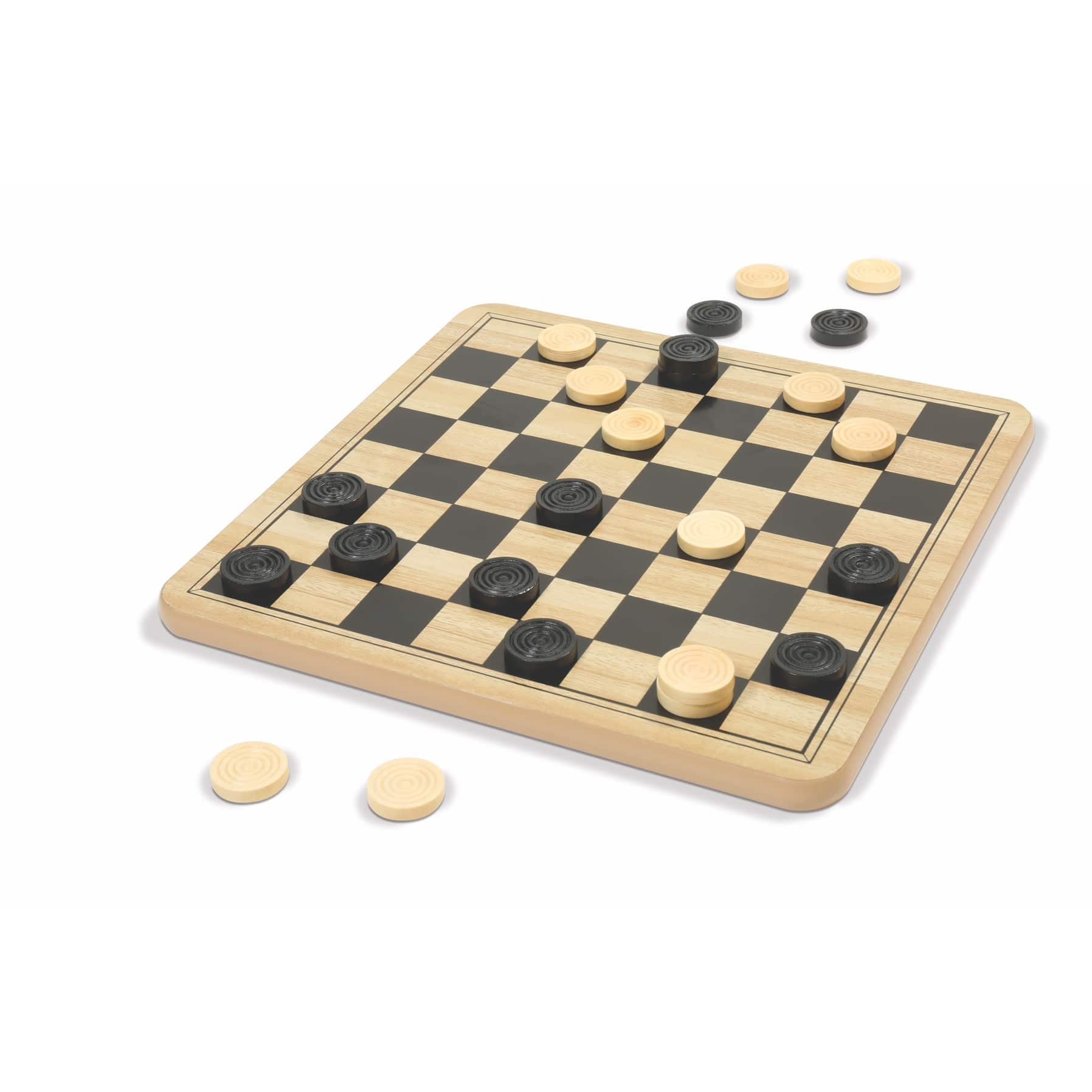 Shop Pavilion Wood Chess  Checkers Game Set Online in Qatar | Toys 'R' Us  Qatar