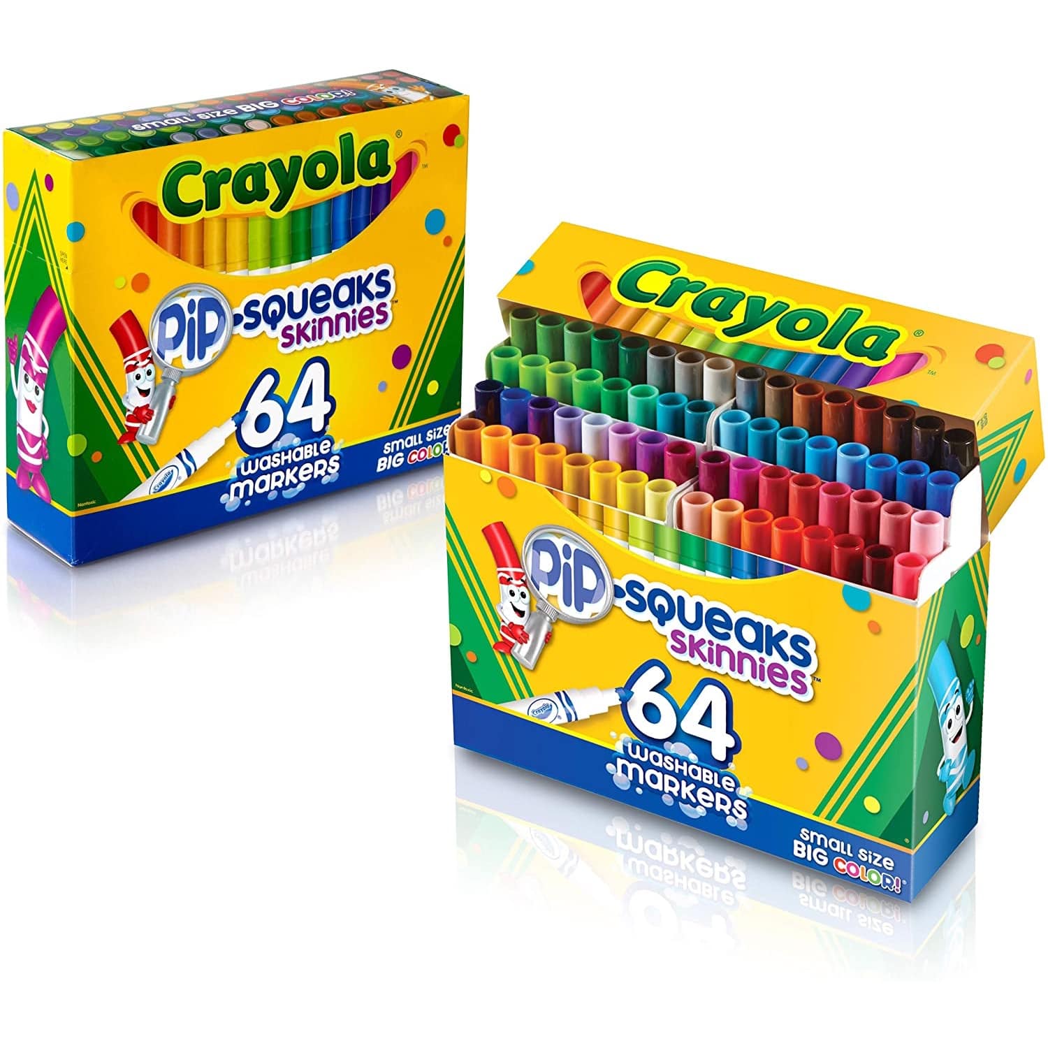 Crayola Pip-Squeaks Skinnies Washable Markers (64 Pack)