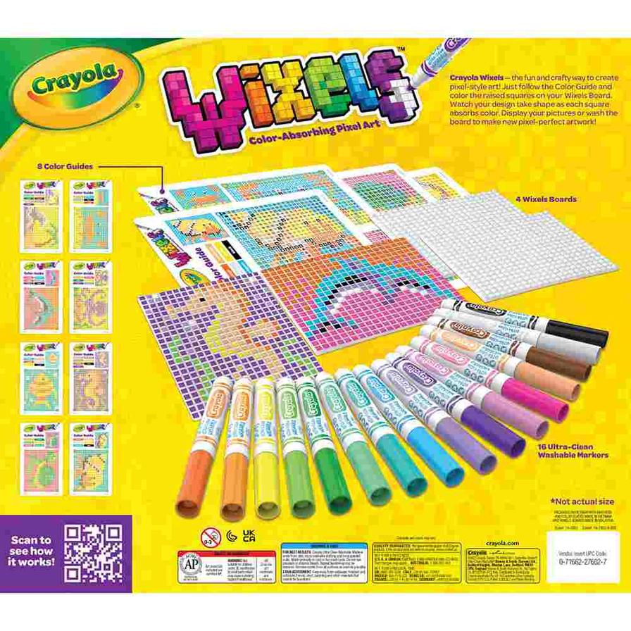 Shop Crayola Wixels Ocean Color-absorbing Pixel Art Kit Online in Qatar